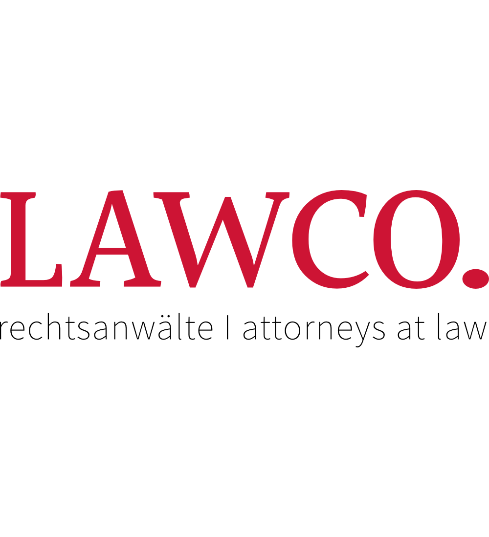 Logo von LAWCO. Rechtsanwälte
